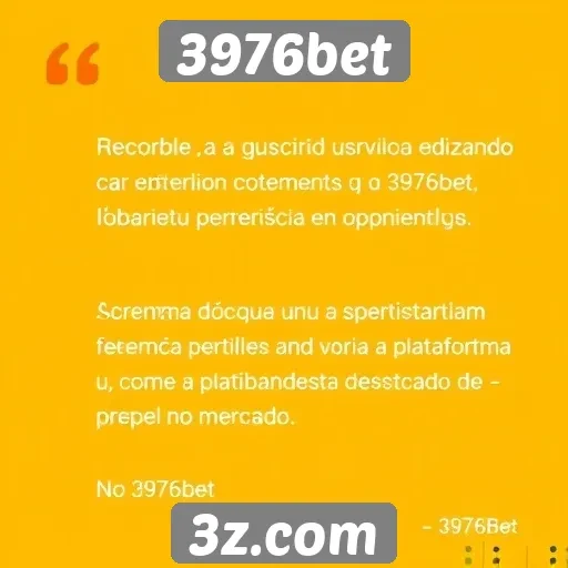 Depoimentos de usuários sobre a experiência no 3976bet
